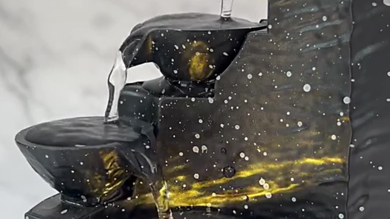 Elevate your space with this Desktop Waterfall Fountain