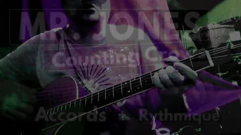 Counting Crows - Mr Jones (Guitar Backing Track with Acoustic rythm guitar)(480p)