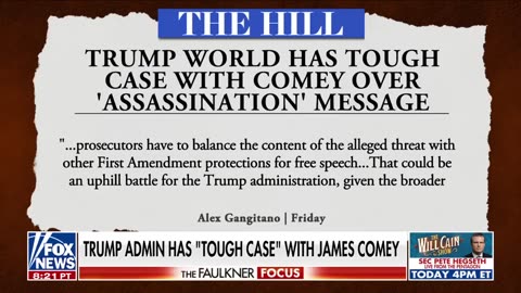 Trump insists he 'won't get involved' as Patel, Bondi investigate Comey