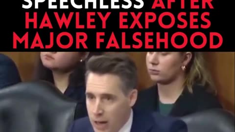 Biden's BLM Director Left SPEECHLESS After Hawley Exposes Major Falsehood