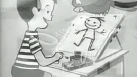 Commercial - Q Tips B-W animated