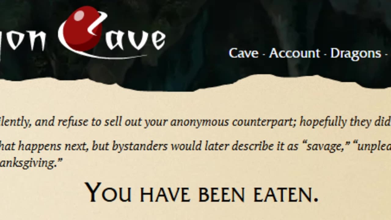 The Dragon's Dilemma (eaten ending)