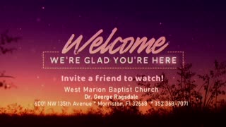 Welcome to our livestream service (Sun PM July 6, 2025): He's God and You're Not!