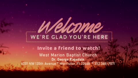 Welcome to our livestream service (Sun PM July 6, 2025): He's God and You're Not!