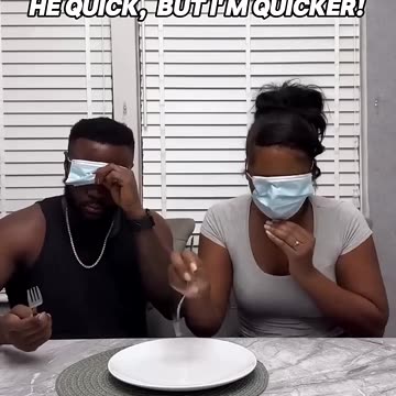 He quick but i’m quicker!😂😂