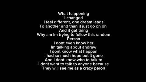 Im scared