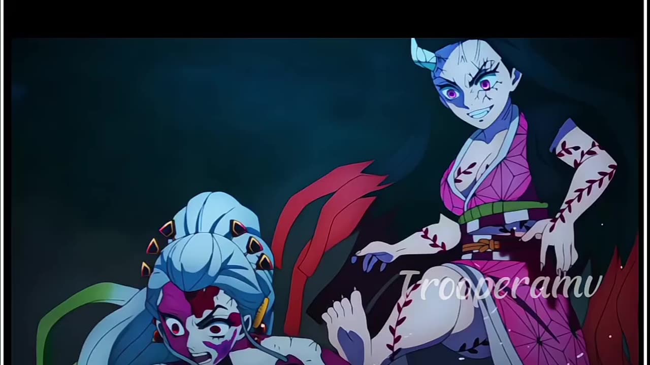 Demon slayer 🔥 epic fight by nezuko-chan