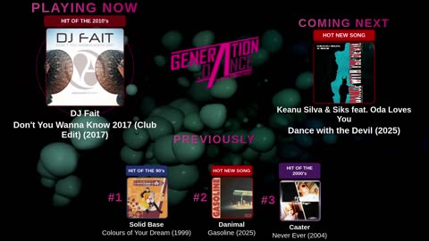 Generation Dance Radio - EDM, Dance, Eurodance, Trance, House, Hands up