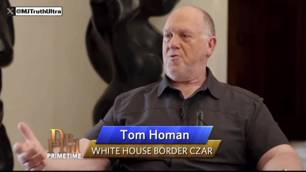 Tom Homan - ZERO Tolerance Going Forward