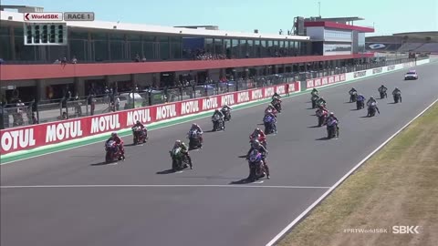 Portimao Race Start WSBK 2021