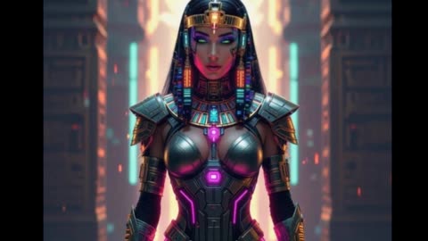Cyberpunk Cleopatra Avatar Welcomes You to Sound Effects Portal