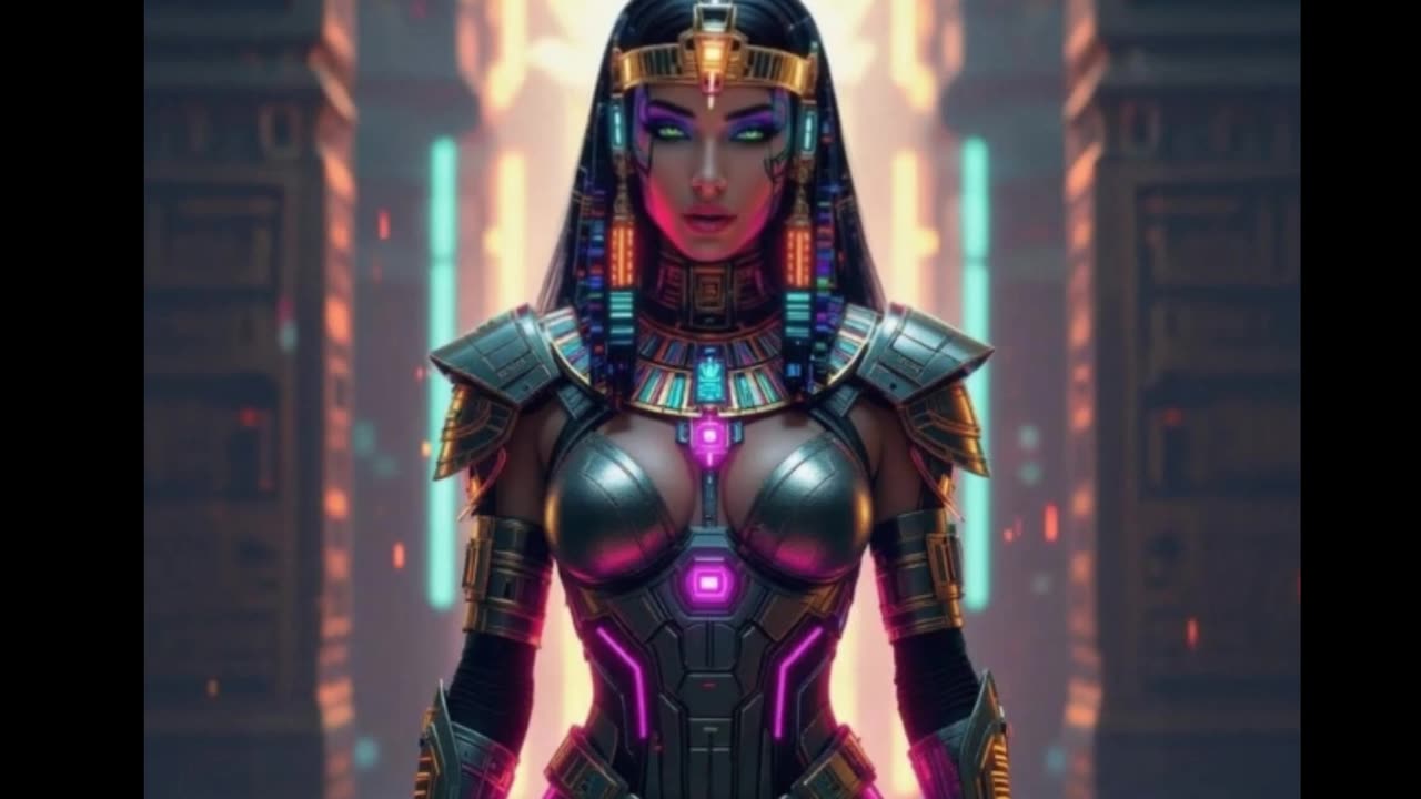 Cyberpunk Cleopatra Avatar Welcomes You to Sound Effects Portal