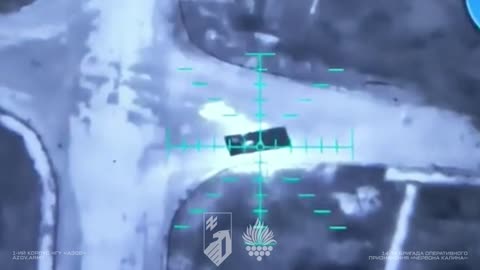 Heavy Bomber Drone Shredding Multiple Russian APCs