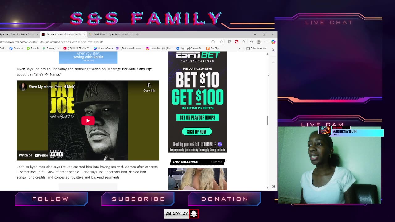 EVERYONE IS GETTING SUED!! TLYER PERRY & FATJOE