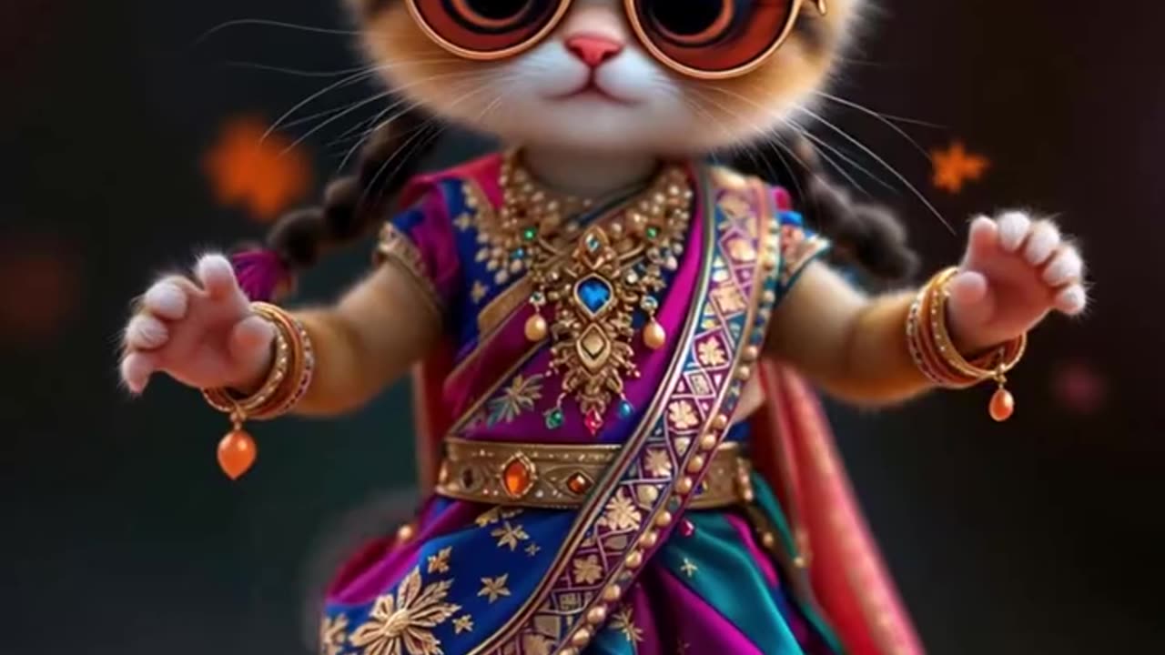 Dancing cat