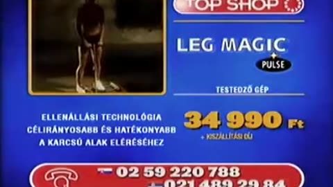 Top Shop | Leg Magic Pulse testedző gép (2009)