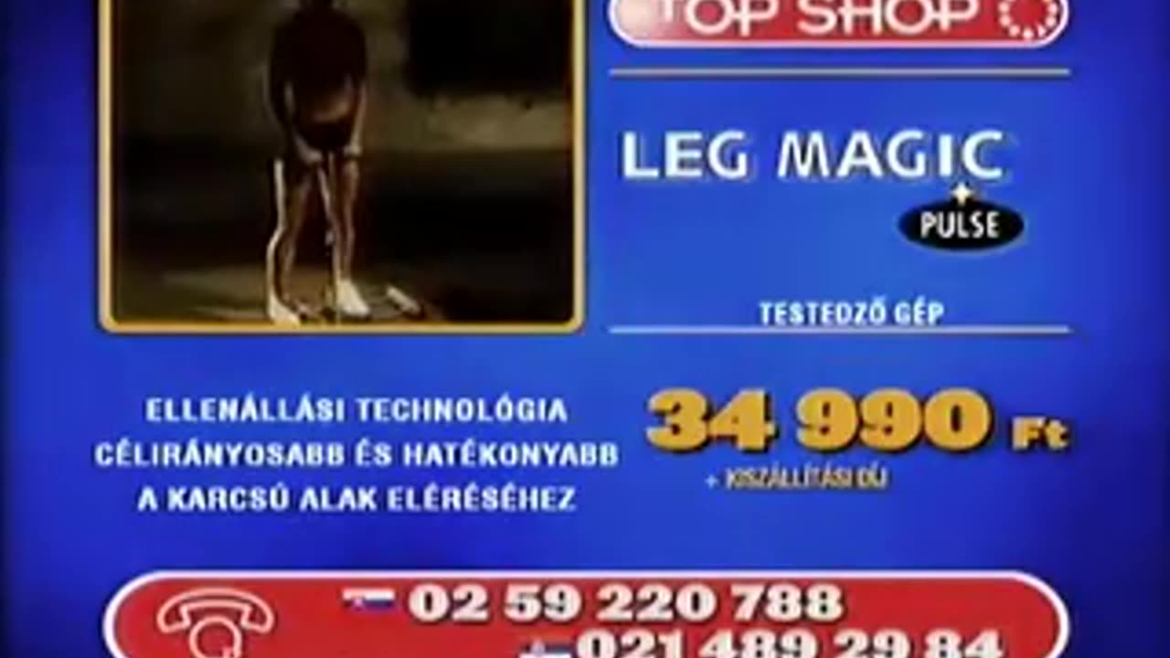 Top Shop | Leg Magic Pulse testedző gép (2009)