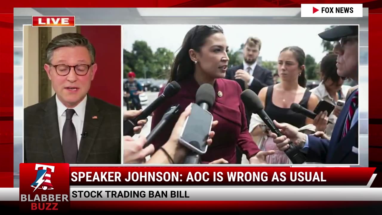 Speaker Johnson: AOC Is Wrong As Usual