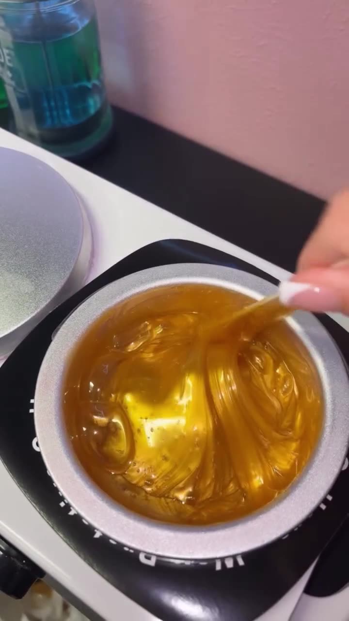Melting Sexy Smooth Golden Allure Hard Wax | New Mexico Waxing Tutorial by @allaboutu_beauty