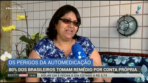RedeTV News - Automedicação é um hábito comum entre a população