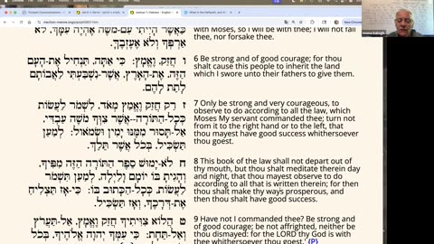 Parasha V-zoth Ha-b'racha: Deuteronomy 33-34