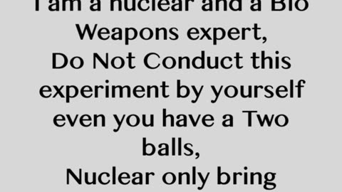 Nuclear Test.