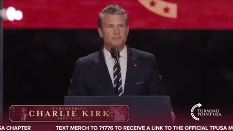 Secretary of War: Its Our Turn To Finish Charlie Kirks Fight