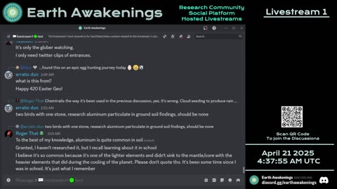 Earth Awakenings - Livestream 1 - #3122