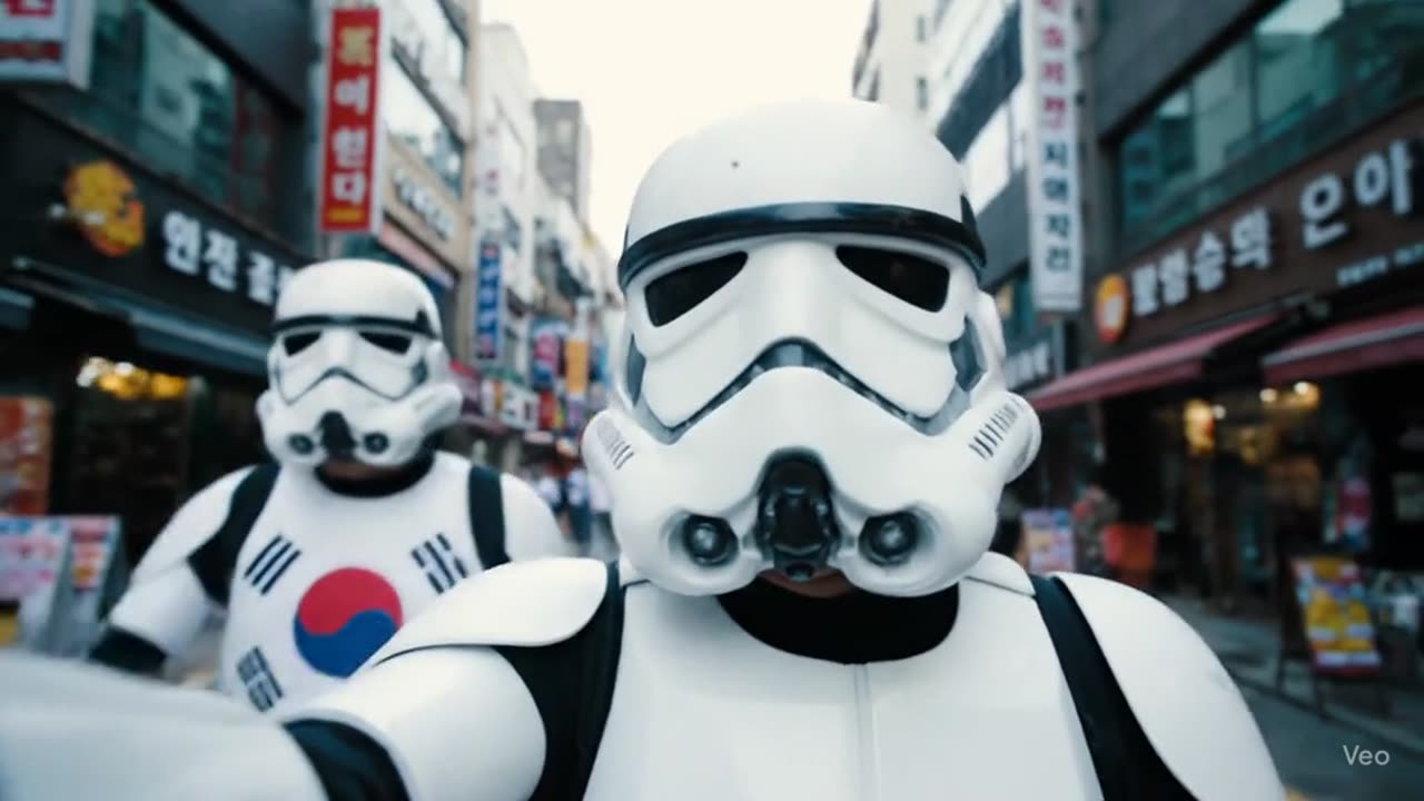 o stormtroopers llegan a corea! los juegos del calamar? | stormtroopers vlogs