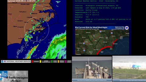 Tracking Hurricane Erin- Wilmington, NC - NWS - KILM