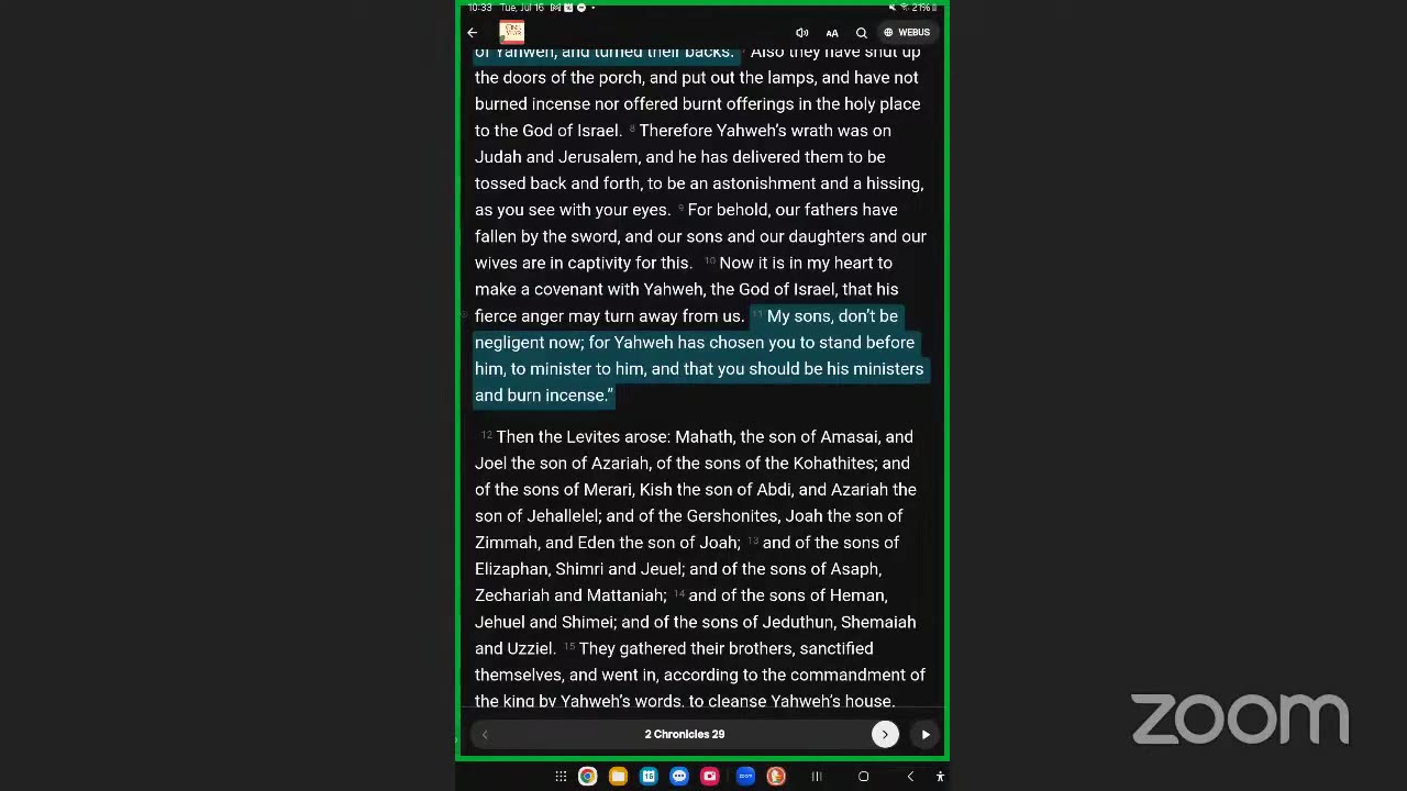 Jul 31st, Day 212 - RERUN FROM 2024 - Reading The One Year Bible Together