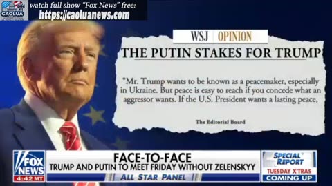Special Report With Bret Baier 6PM - 8/12/2025 - caoluanews.com