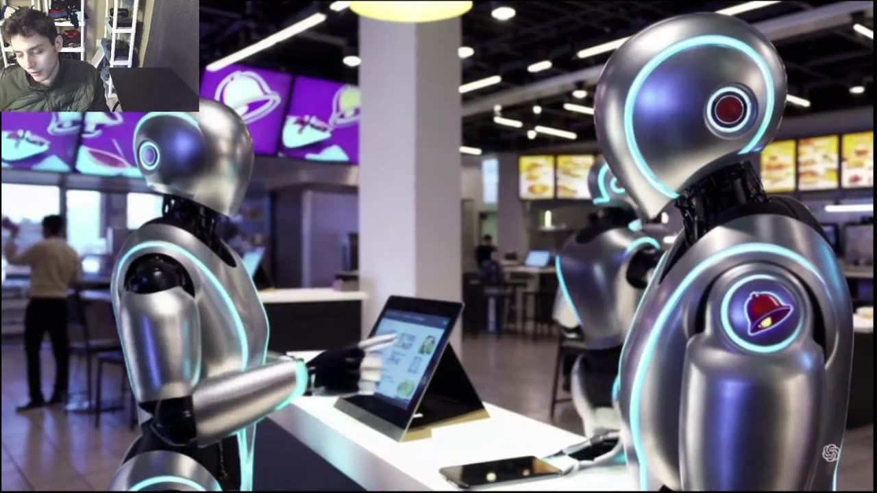 Outtake #1,147 Of The Robots Work At A Taco Bell Restaurant Fake Funny Parody Video