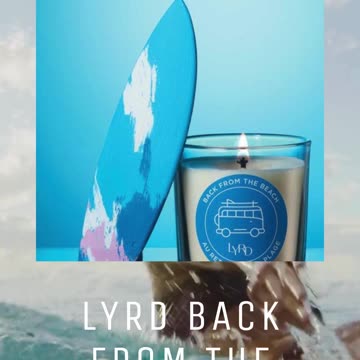 LYRD Back From The Beach Candle by AVON