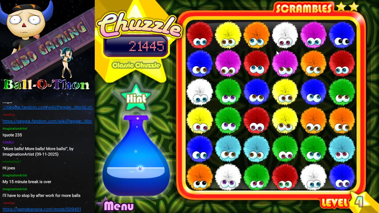 Ball-O-Thon 2025 - Chuzzle Deluxe