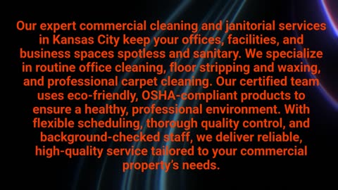 Primary Commercial Cleaning Services in Kansas City