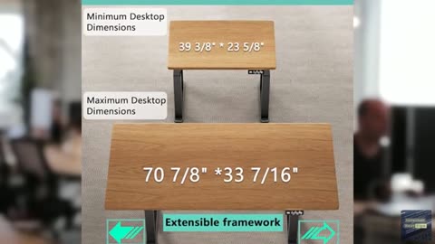 JWX 4-Leg Standing Desk Frame with Dual Motors, Electric Height Adjustable Desk