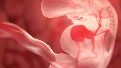 Baby Growth Inside Abdomen 3D Animation (Fetus Development)