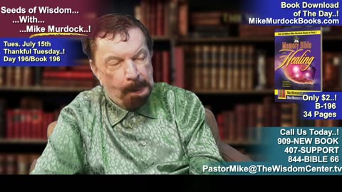 Re-Air: Seeds of Wisdom With Mike Murdock...!!!