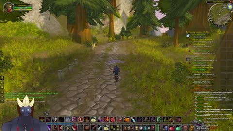 Chatting and playing WOW
