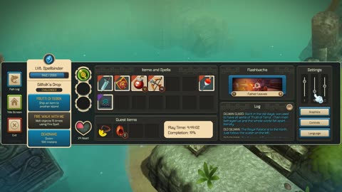 Oceanhorn - Pesca y lluvia sin música