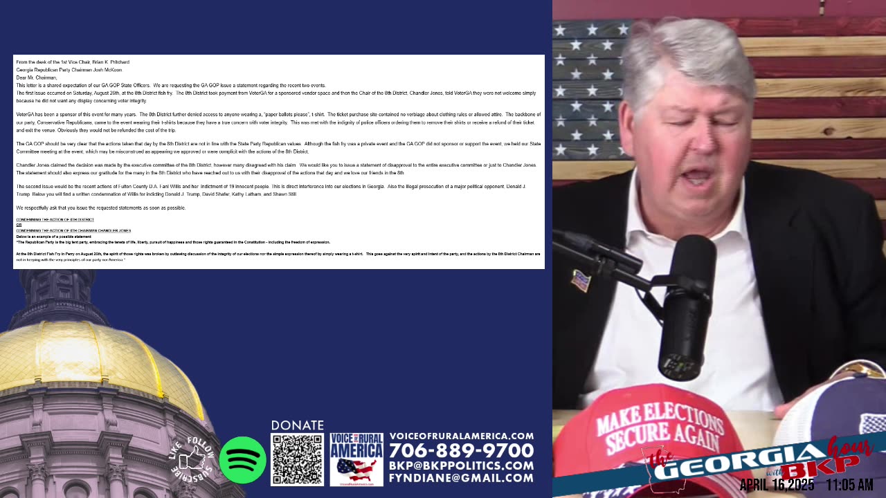 Georgia GOP Turmoil: Grassroots Revolt Against McKoon Over Fish Fry Fiasco