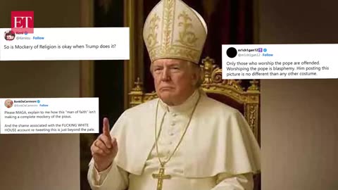 Donald Trump as the Pope? White House Shares Shocking AI Image in Papal Robes!