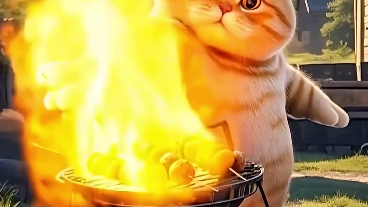 "Orange Catโs Secret Life: Part 3 Will Leave You Laughing! ๐พ๐ | Funny Cat Cartoon"