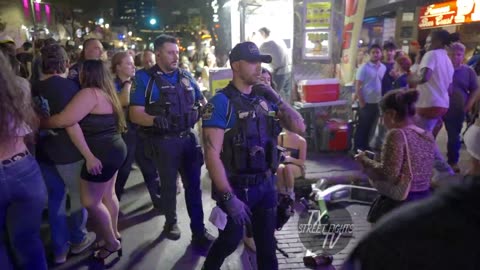 Insane Bar Fight on 6th Street Austin | August 15, 2024 Footage