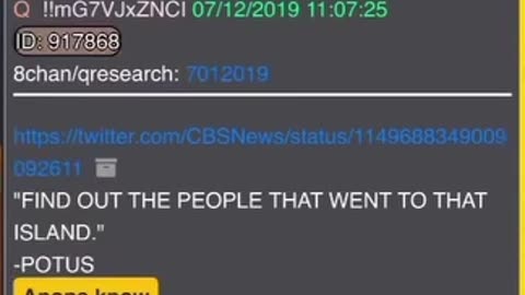 Q Post Report: 3425-07-12-2019 We The People Are The News
