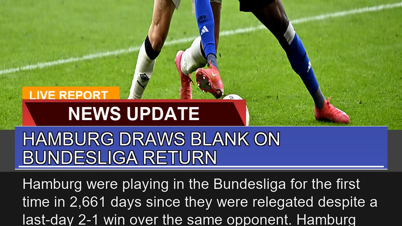 Hamburg Draws Blank on Bundesliga Return