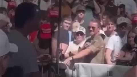 Man In Brown Shirt Shoots Charlie Kirk With Palm Pistol [Enhanced Loop]