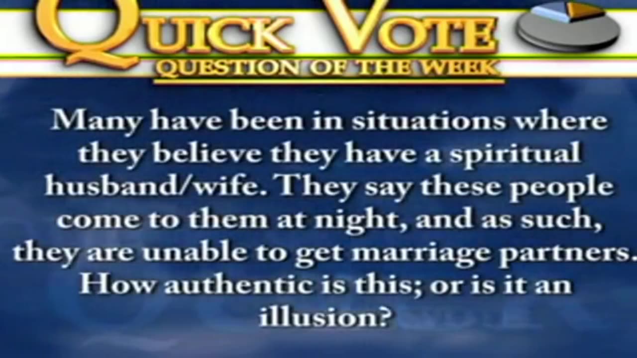 ARE THE SPIRIT HUSBANDS/WIVES? - PASTOR CHRIS ANSWERS