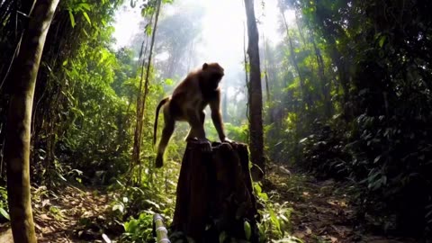 🐵 Monkey Vlogger Diaries | A Day in the Jungle Life!